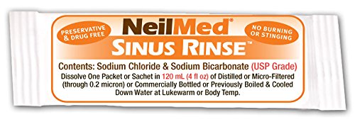 Neilmeds Sinus Rinse, Pediatric, Complete Saline Nasal Rinse Kit 60 Premixed Packets