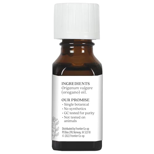 Aura Cacia 100% Pure Oregano Essential Oil, GC/MS Tested for Purity, 15 ml, Origanum vulgare, 0.5 Fl Oz