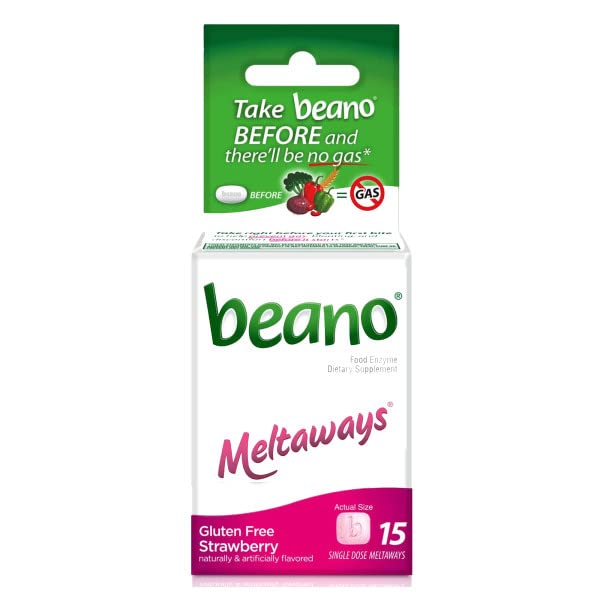 Beano Meltaways Strawberry 15 ea (Pack of 2)