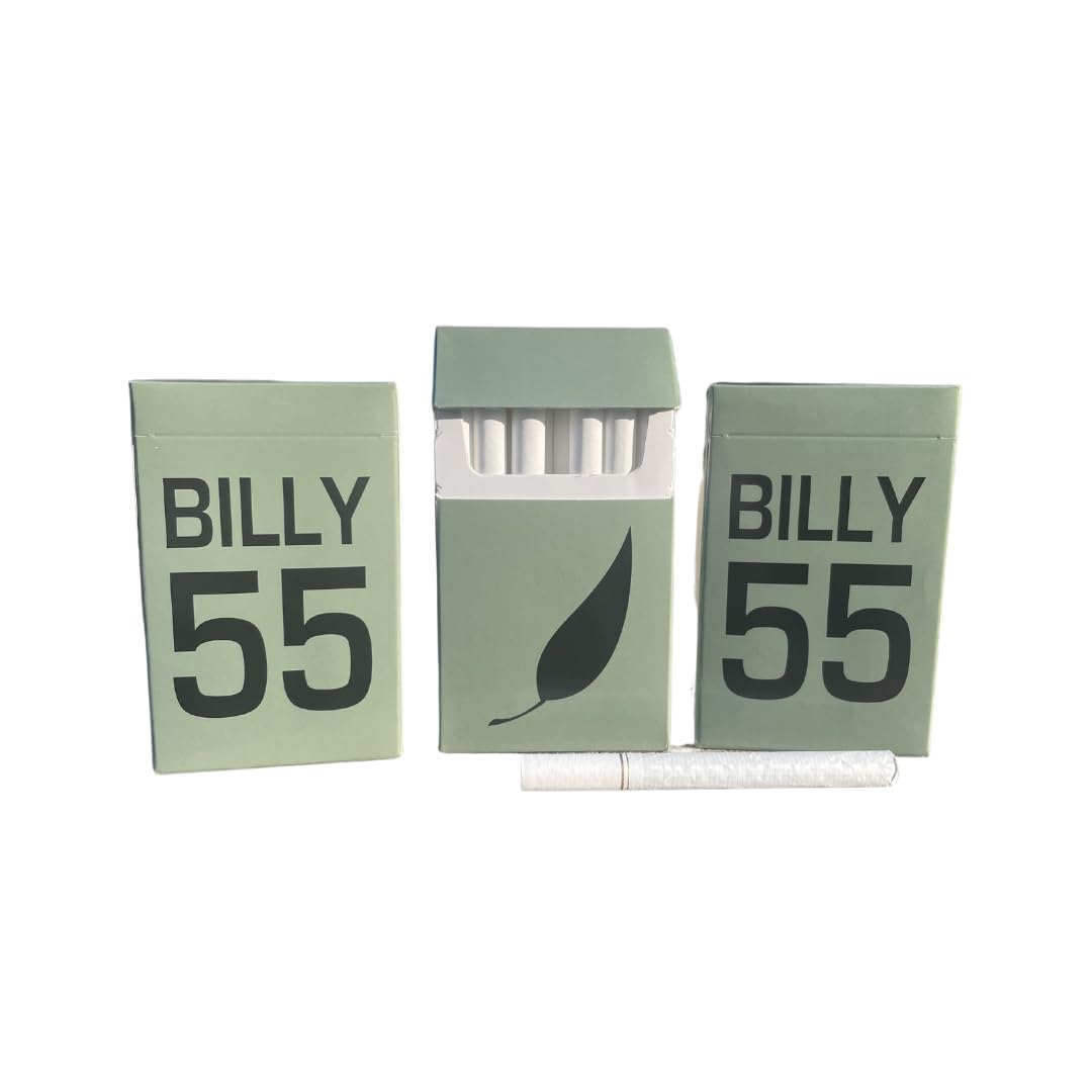 AMERICAN BILLY -REGULAR Carton Green Tea Herbal Cigarettes (REGULAR Flavor) (Sold by the Carton) -Non Tobacco - Non Nicotine Cig