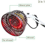 3-in-1 Infrared Instant Warm TDP Heat Lamp | Most Complete Product | Near Infrared + Far Infrared + Element Plate | D-10