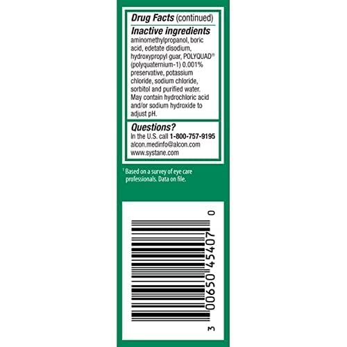Systane Lubricant Eye Gel Drops 10 ml, 2 Count