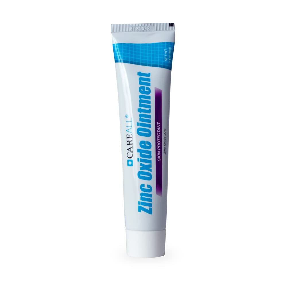 CareAll Zinc Oxide 20% Skin Protectant Barrier Ointment 2 oz, Relieves, Treats and Prevents Minor Skin Irritations due to Diaper
