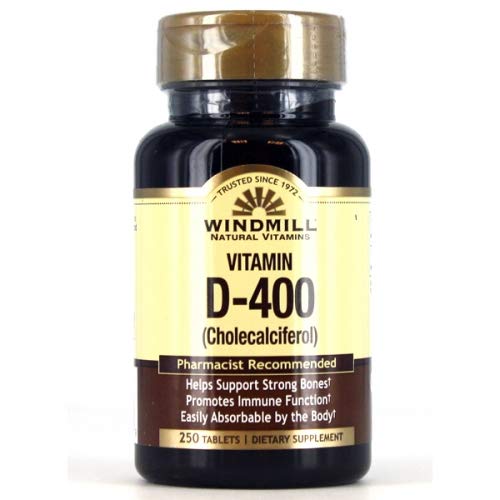Vitamins D-400 Tabs 250S Windmill