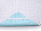 KANECH California King Size Bed Pads (72x84) with Straps (1 Pack), Washable and Waterproof, Heavy Absorbency Incontinence Mattre