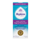 Replens Long Lasting Vaginal Moisturizer, 35 g (Pack of 3) 14 Applications and One reusable applicator by Replens