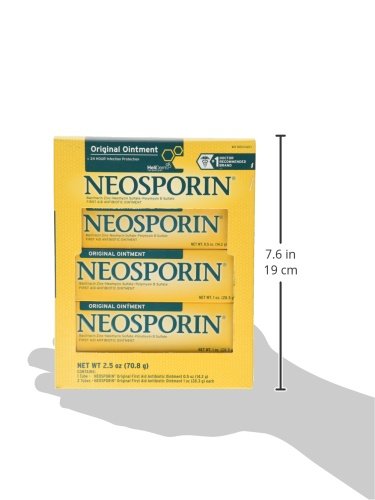 Neosporin Original First Aid Antibiotic Ointment Combo Pack, 2oz