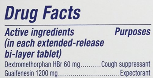 Mucinex DM Maximum Strength 12-Hour Expectorant and Cough Suppressant Tablets, 14 ct