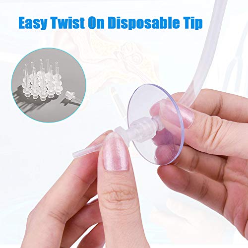 30 Pack Ear Wash Disposable Tips Ear Washer Replacement Tubes - Compatible with Doctor Easy Elephant and Rhino Ear Washers/Ear W