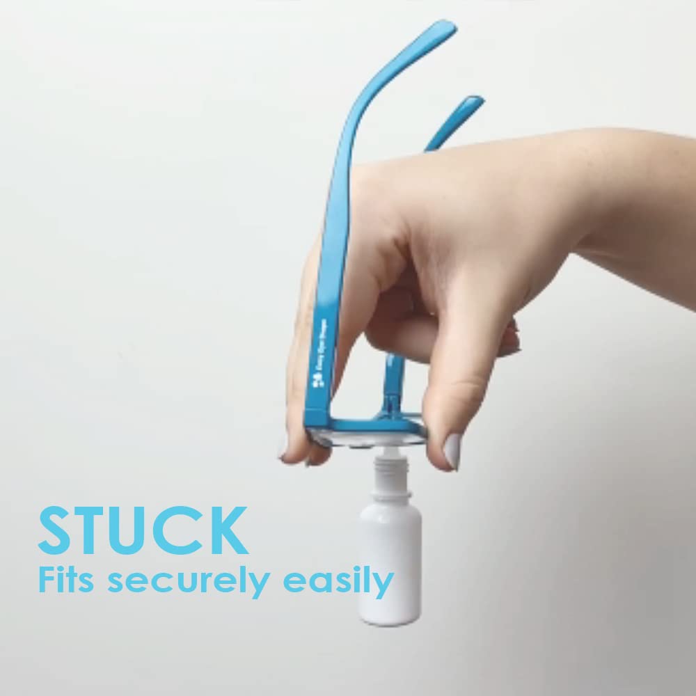 Eye Drop Aid for Bottles, Pipettes, and Vials | Eye Drop Guide for Seniors and Elderly, Eye Drop Dispenser, Eye Drop Applicator,