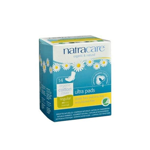Natracare - Regular Ultra Pads - Organic - 14 Count - Pack of 3