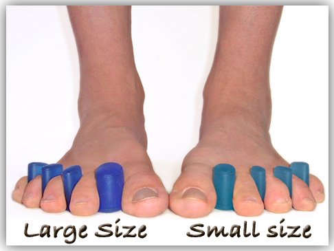 Joy-a-Toes Toe Spreaders, Toe Stretcher & Toe Spacers. ToePal For Yoga. Instant Relief for Toes, Bunion Relief, Hammer Toes, 1 p
