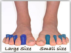 Joy-a-Toes Toe Spreaders, Toe Stretcher & Toe Spacers. ToePal For Yoga. Instant Relief for Toes, Bunion Relief, Hammer Toes, 1 p