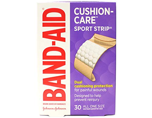 Band-Aid Brand Adhesive Sport Strip Bandages Extra Wide, 30 Count (Pack of 2)