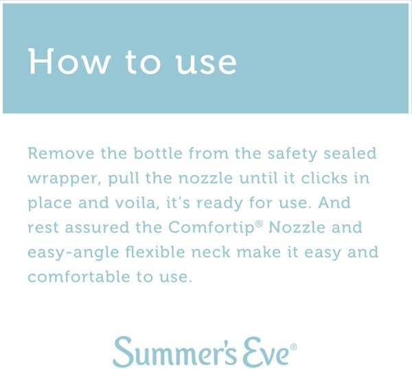 Summer's Eve Douche, Extra Cleansing Vinegar and Water, 4.5 Fl Oz, 4 Count (Pack of 2)