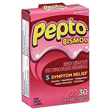 Pepto-Bismol Chewable Tablets Original 30 ea