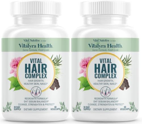 Vitalyra Biotin & B-Complex Hair Vitamins - Hair, Skin & Nails Supplement