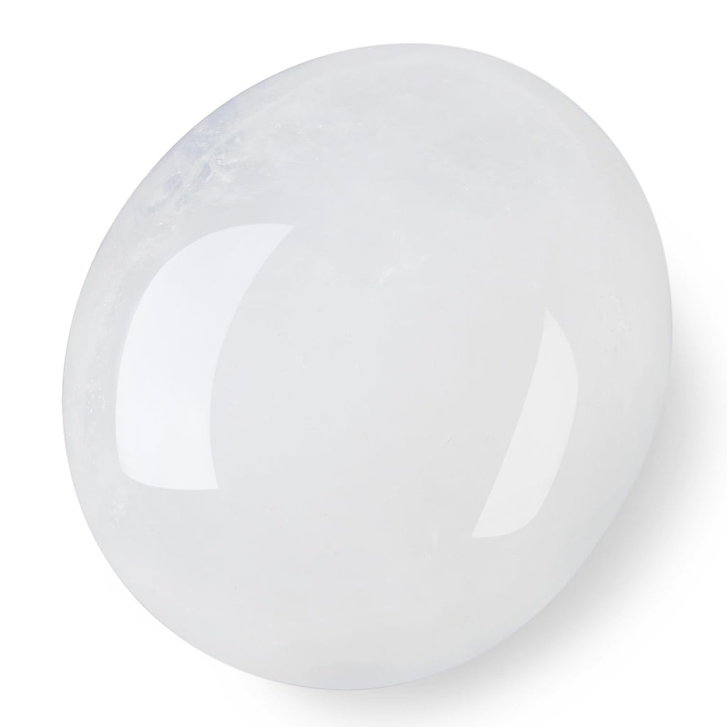 MAIBAOTA 1.6-2.0'' Clear Quartz Crystal Large Quartz Crystals Reiki Natural Tumbled White Polished Stones for Energy Witchcraft 