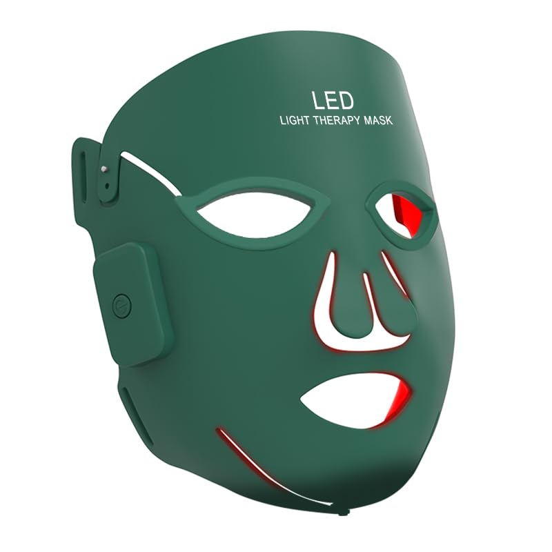 MEGELIN Wireless LED Light Therapy Mask with 4 Targeted Light  FDA Cleared