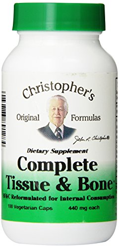Dr. Christopher s Original Formulas Complete Tissue and Bone Formula Capsules, 100 Count, 440mg Each