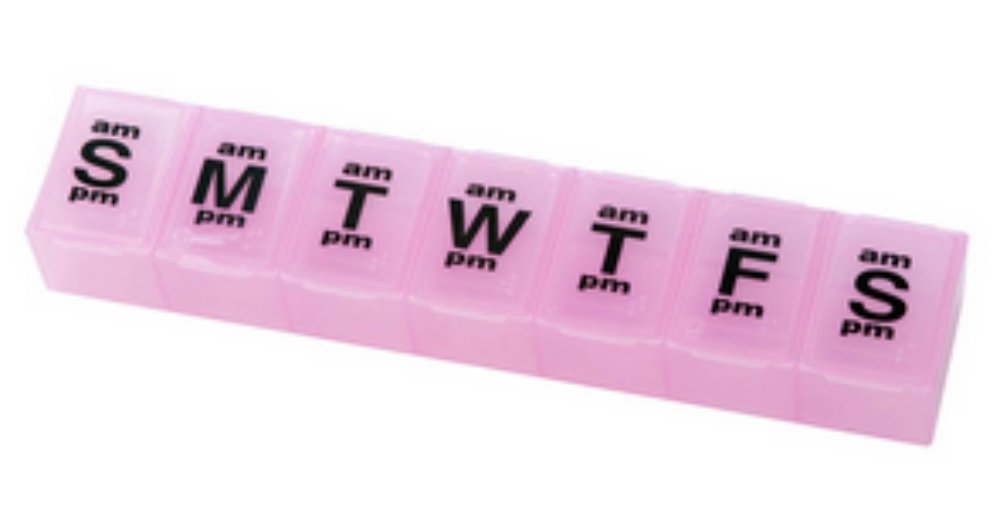7 Day XXL Twice a Day Weekly Pill Organizer