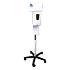 Healthy Bubbles Automatic Hand Sanitizer Station on Wheels, Adjustable Height