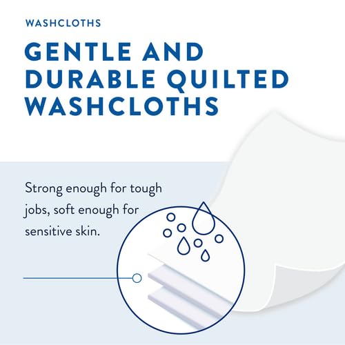 Prevail Scented Washcloths Large Tub, 12 x 8, 96 Count (Pack of 6)