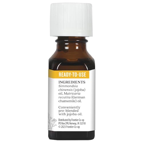 Aura Cacia German Chamomile Essential Oil (in jojoba Oil) | 0.5 fl. oz. | Matricaria recutita