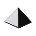 Runyangshi Natural Black Obsidian Crystal Pyramid Energy Generator | 2.0x2.0in (5x5cm) Healing Crystal Pyramid for Protection & 
