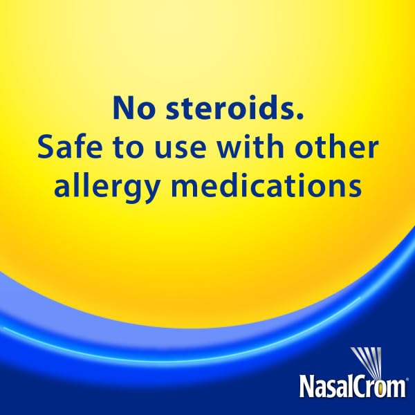 NasalCrom Nasal Spray Allergy Symptom Controller | 200 Sprays | .88 FL OZ (3 Pack)