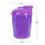 EZY DOSE Vitamin Organizer, 6 Large Compartments, 30-Day Vitamin and Medicine Storage, Keep Vitamins and Meds in Check, Easy to
