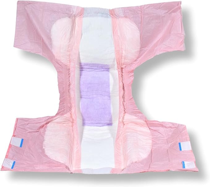 Rearz - Princess Pink - Overnight Adult Diapers (12 Pack Bag) (Medium)