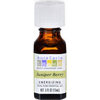 Aura Cacia 100% Pure Essential Oils, Energizing, Juniper Berry, 0.5-Ounces (Pack of 2)