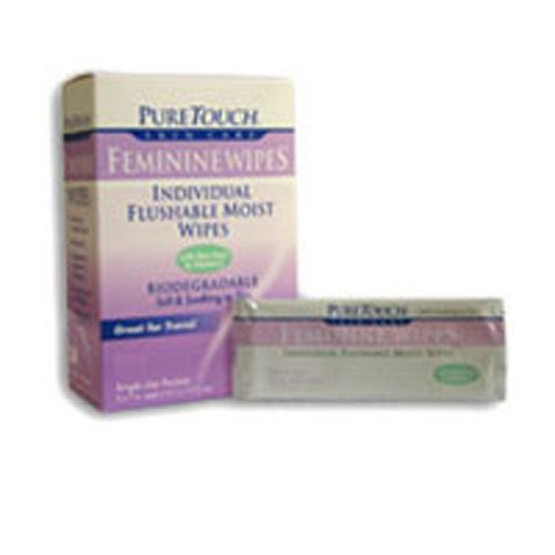 Puretouch Skin Care Wipes Feminine Travel Pk 12 Ct3
