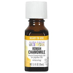 Aura Cacia Roman Chamomile in Jojoba Oil, 100% Pure Therapeutic Grade, 15ml