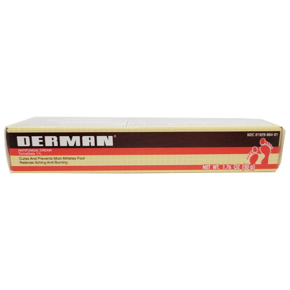 12 Pack-Derman-Antifungal Cream 1.76oz (50g)