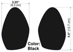 3 Pairs of Stick-on Suede Soles with Industrial-Strength Adhesive Backing, for high-Heeled Shoes. Resole Old Shoes or Convert Yo