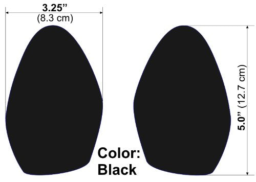 3 Pairs of Stick-on Suede Soles with Industrial-Strength Adhesive Backing, for high-Heeled Shoes. Resole Old Shoes or Convert Yo