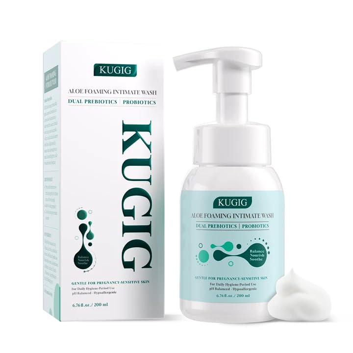 Kugig Wash | Intimate Cleanser for Women & Men, pH-Balanced Aloe Vera Formula with Prebiotic Complex & Fermented Ingredients, Ul