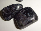 2pc Mystic Merlinite / Indigo Gabbro / Medium Tumbled & Polished / Natural Healing Crystal Gemstone Collectible , Display or Wra