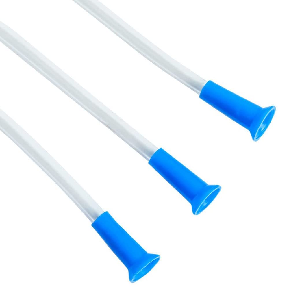 HealthAndYoga Replacement Enema Tubing - Super Economical, Hygienic, Medical Grade PVC - 1.5 Meter with Hose Clamp and Nozzle -
