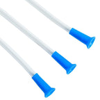 HealthAndYoga Replacement Enema Tubing - Super Economical, Hygienic, Medical Grade PVC - 1.5 Meter with Hose Clamp and Nozzle -