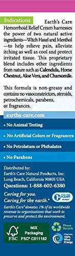 Earths Care - Hemorrhoid Relief Cream - 1 Each - 1 OZ (1x1 OZ)
