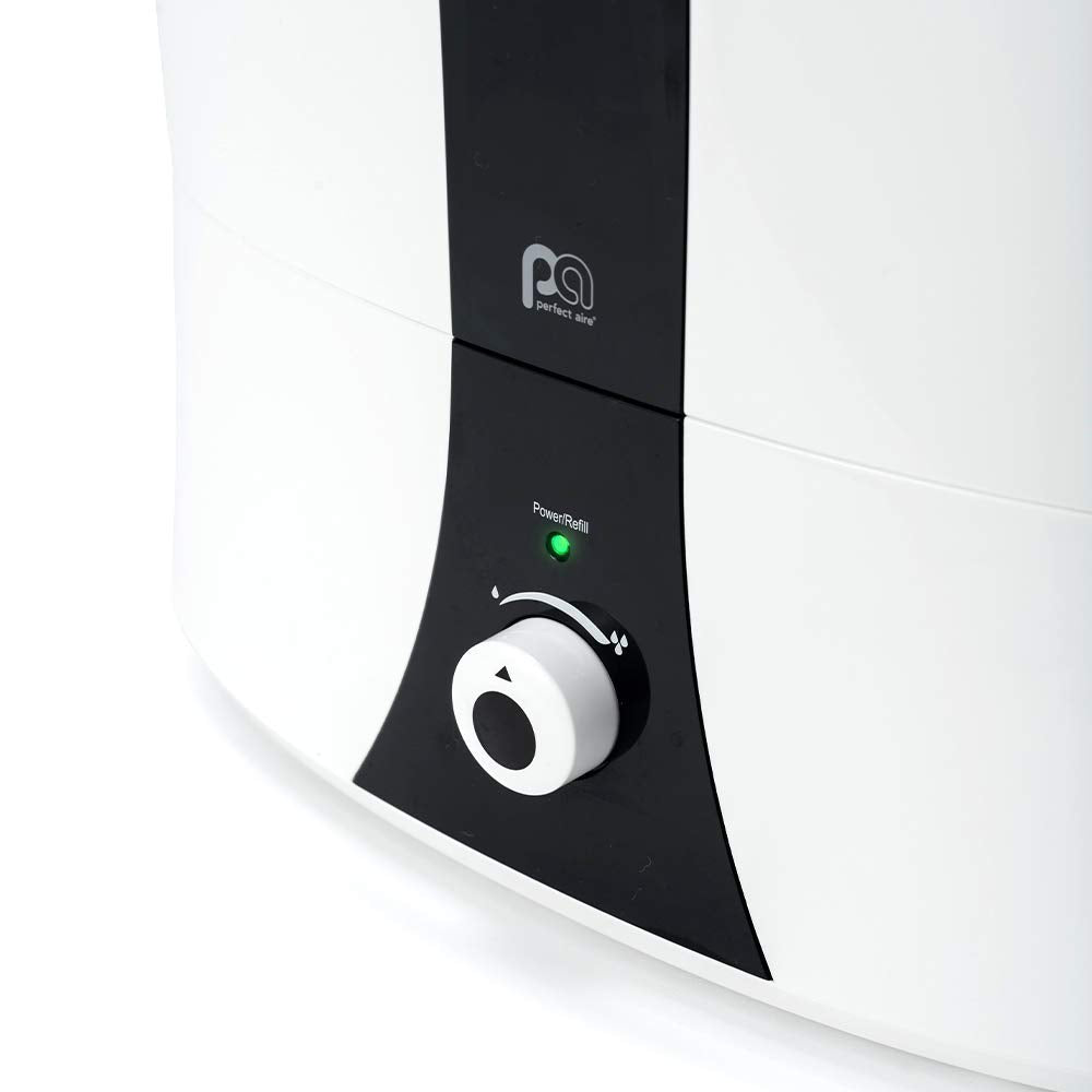 Perfect Aire 1.4 Gallon Ultrasonic Cool Mist Humidifier - Essential Oil Pod for Aromatherapy, Whisper-Quiet Operation, Auto Shut