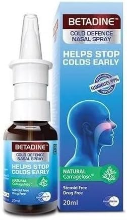 for Betadine Defence Nasal Spray, 20ml (Packaging May Vary)