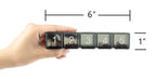 e-Pill 5 Times a Day x 7 Day Large Weekly Pill Organizer, Vitamin and Medicine Pill Box - with Discreet Case (Black)