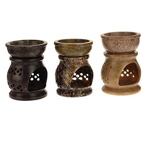 Beautiful Soapstone Elephant Shaped Aroma Oil Burner