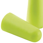 Sellstrom Disposable Uncorded Foam Ear Plugs, 32dB NRR, Hi-Viz Green (Pack of 200), S23410
