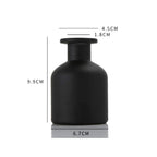 VANTOBEST 1Pcs 150ml/5oz Empty Refillable Glass Aromatherapy Diffuser Bottle Fragrance Storage Container Dispenser Jars Pots Via