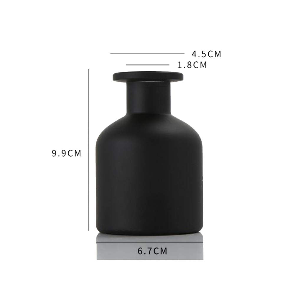 VANTOBEST 1Pcs 150ml/5oz Empty Refillable Glass Aromatherapy Diffuser Bottle Fragrance Storage Container Dispenser Jars Pots Via
